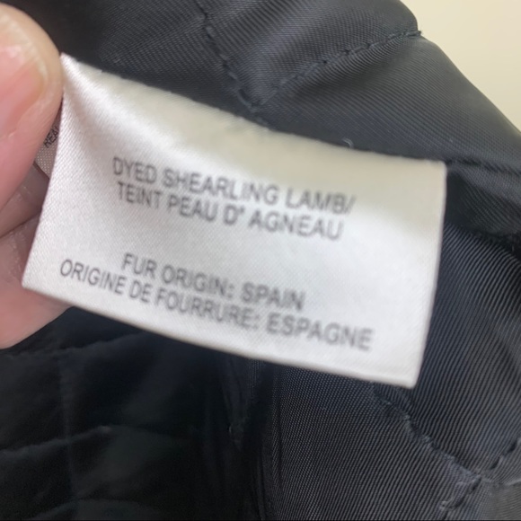 THEORY Dyed Shearling Collar coat, L - Picture 13 of 14